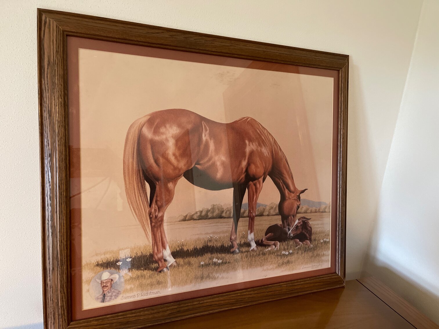 Suanne Wamsley 1989 Horse Print