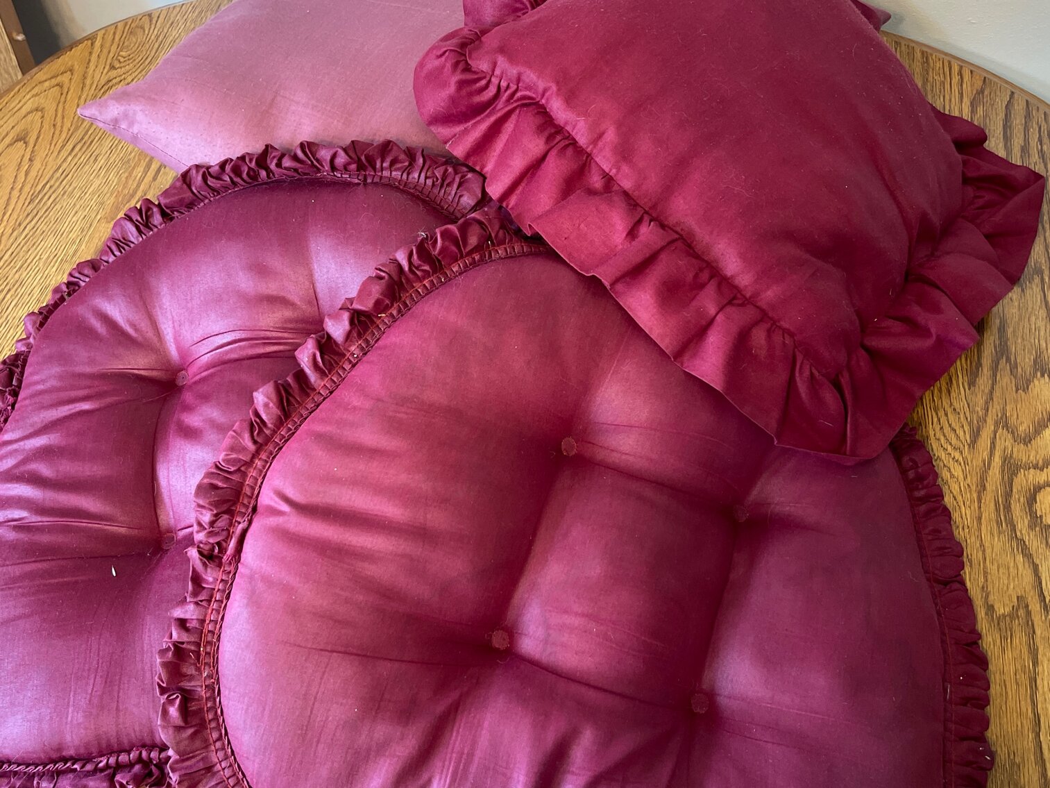 Maroon Cushions and Throw Pillows