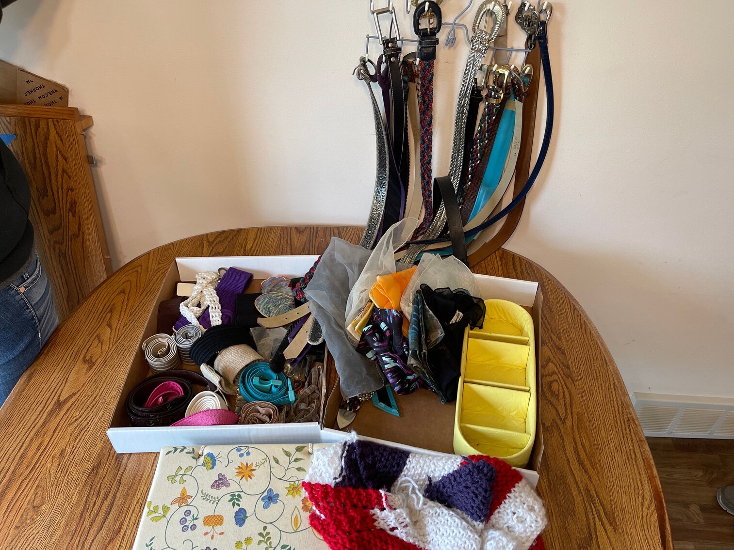 Women’s Belts and Silk Scarves