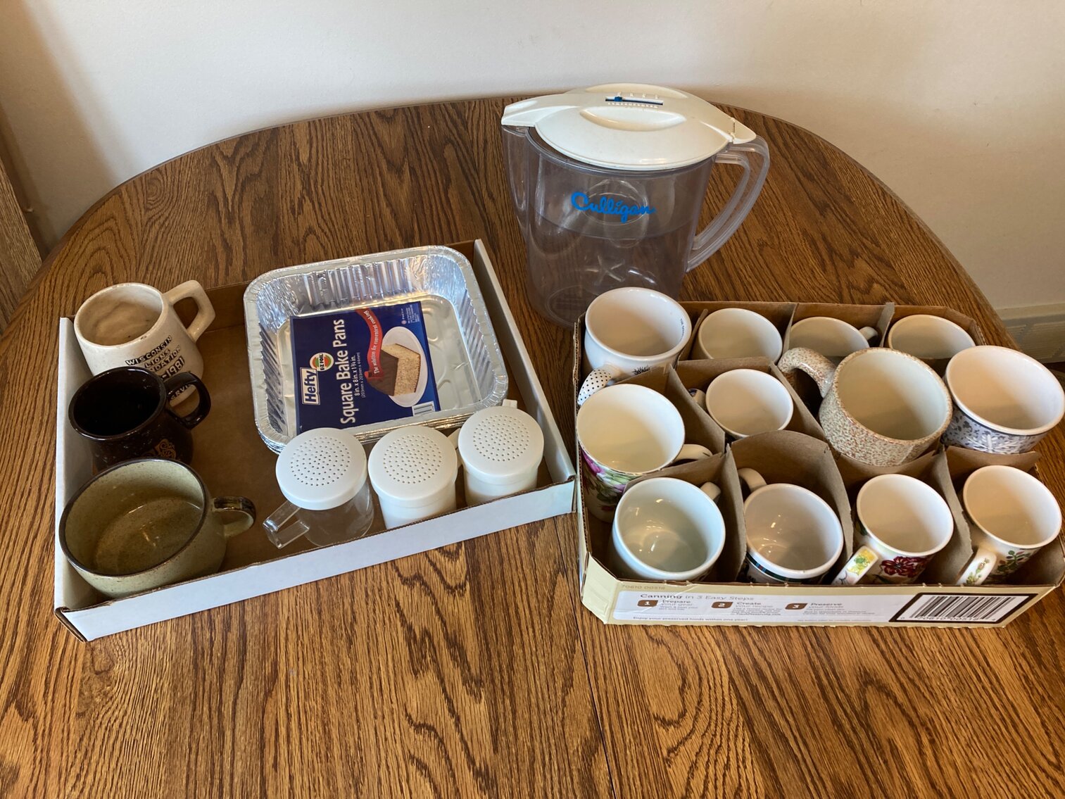 Mugs and Purifying Pitcher