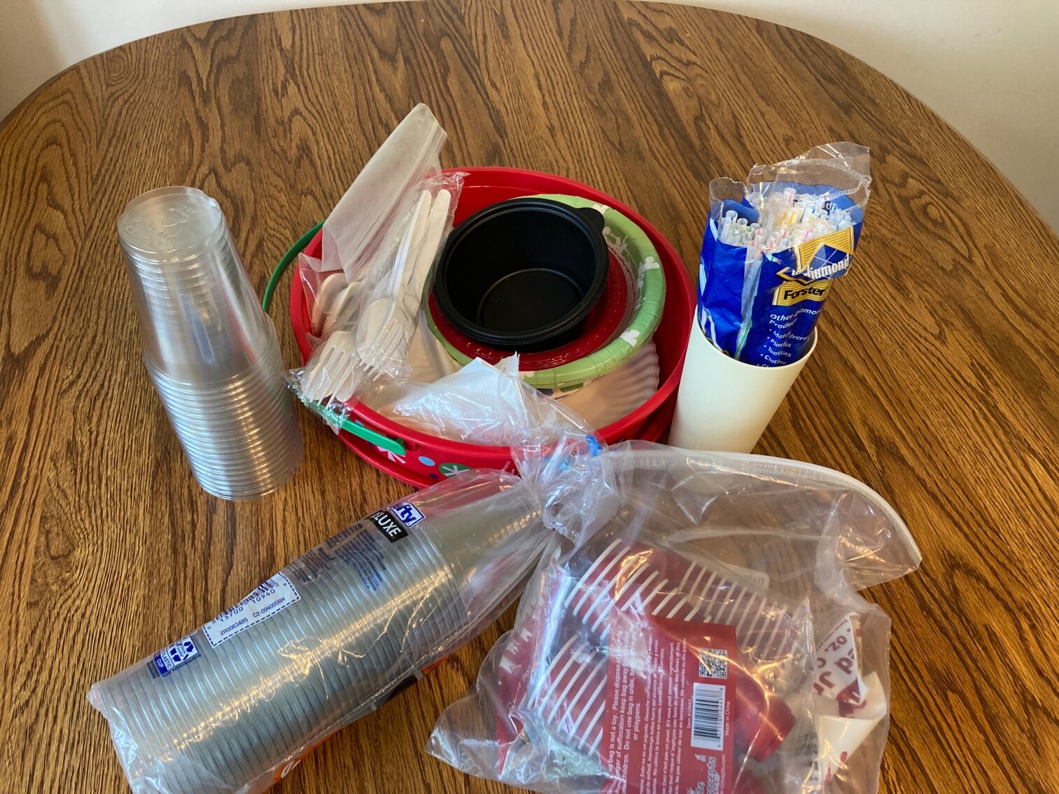 Plastic Silverware, Disposable Cups