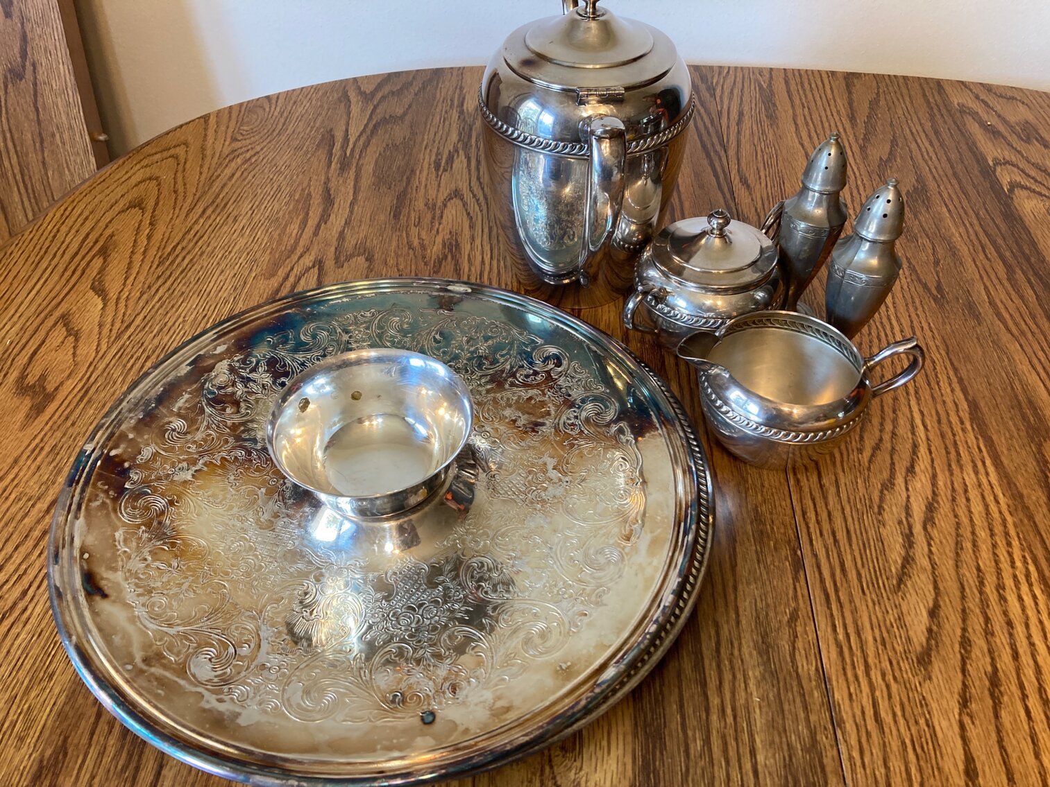 Silver Plated Service Set
