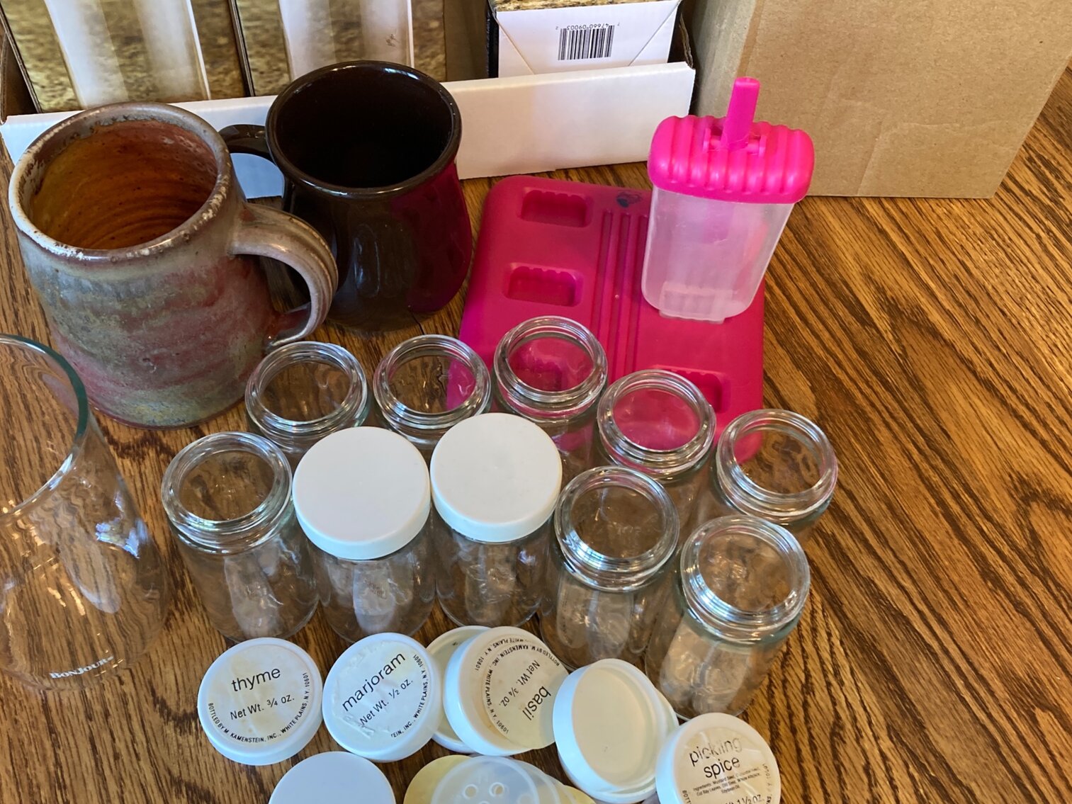Spice Jars, Popsicle Makers