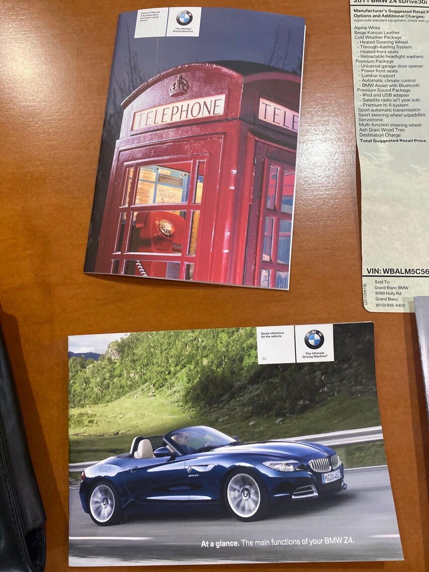 Image for 2011 BMW Z4 Roadster Convertible (Weckerly)