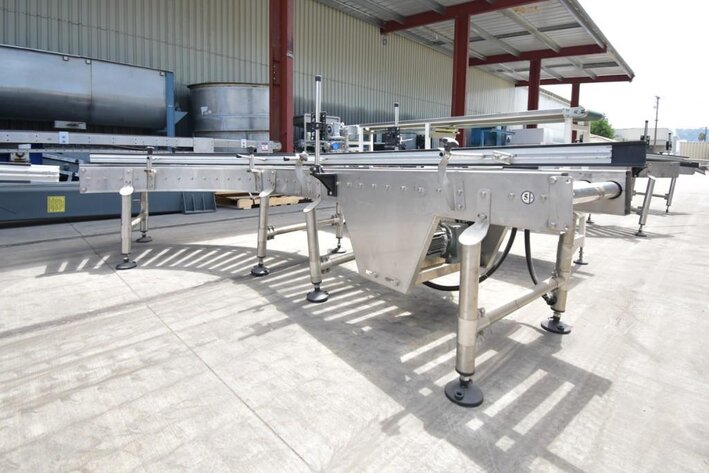 Image for ***SOLD*** MJK1162 90 Degree Roller Conveyor
