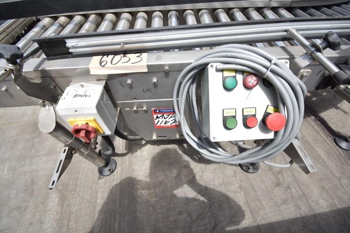 Image for ***SOLD*** MJK1162 90 Degree Roller Conveyor