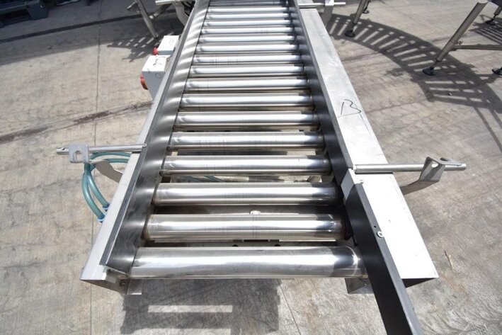 Image for ***SOLD*** MJK1165 90 Degree Roller Conveyor