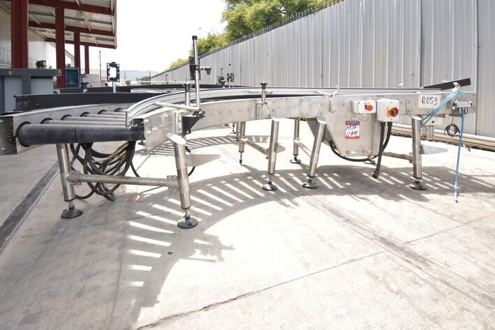Image for ***SOLD*** MJK1165 90 Degree Roller Conveyor