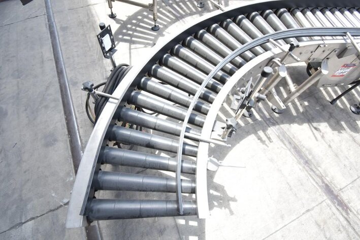 Image for ***SOLD*** MJK1165 90 Degree Roller Conveyor