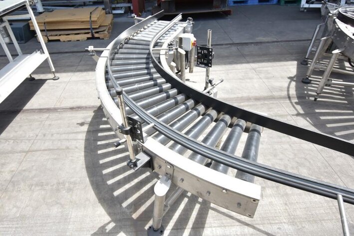 Image for ***SOLD*** MJK1166 90 Degree Roller Conveyor
