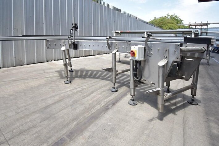 Image for ***SOLD*** MJK1166 90 Degree Roller Conveyor