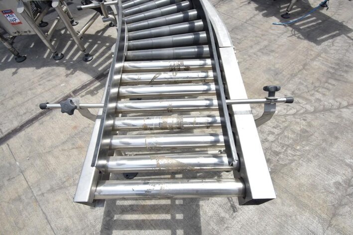 Image for ***SOLD*** MJK1167 90 Degree Roller Conveyor
