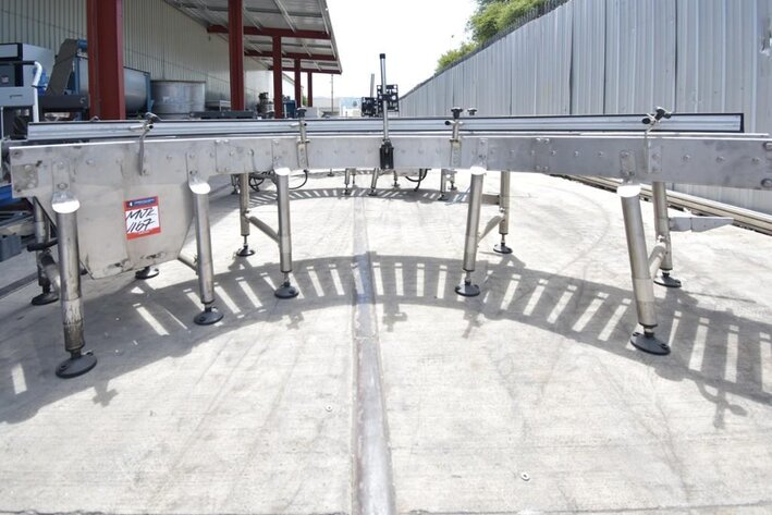 Image for ***SOLD*** MJK1167 90 Degree Roller Conveyor