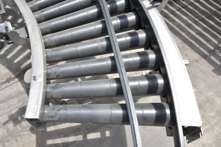 Image for ***SOLD*** MJK1168 90 Degree Roller Conveyor