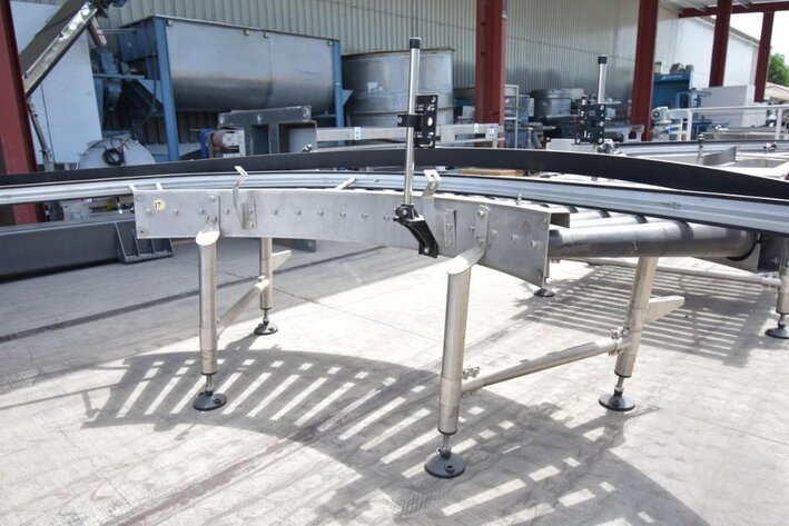 Image for ***SOLD*** MJK1168 90 Degree Roller Conveyor