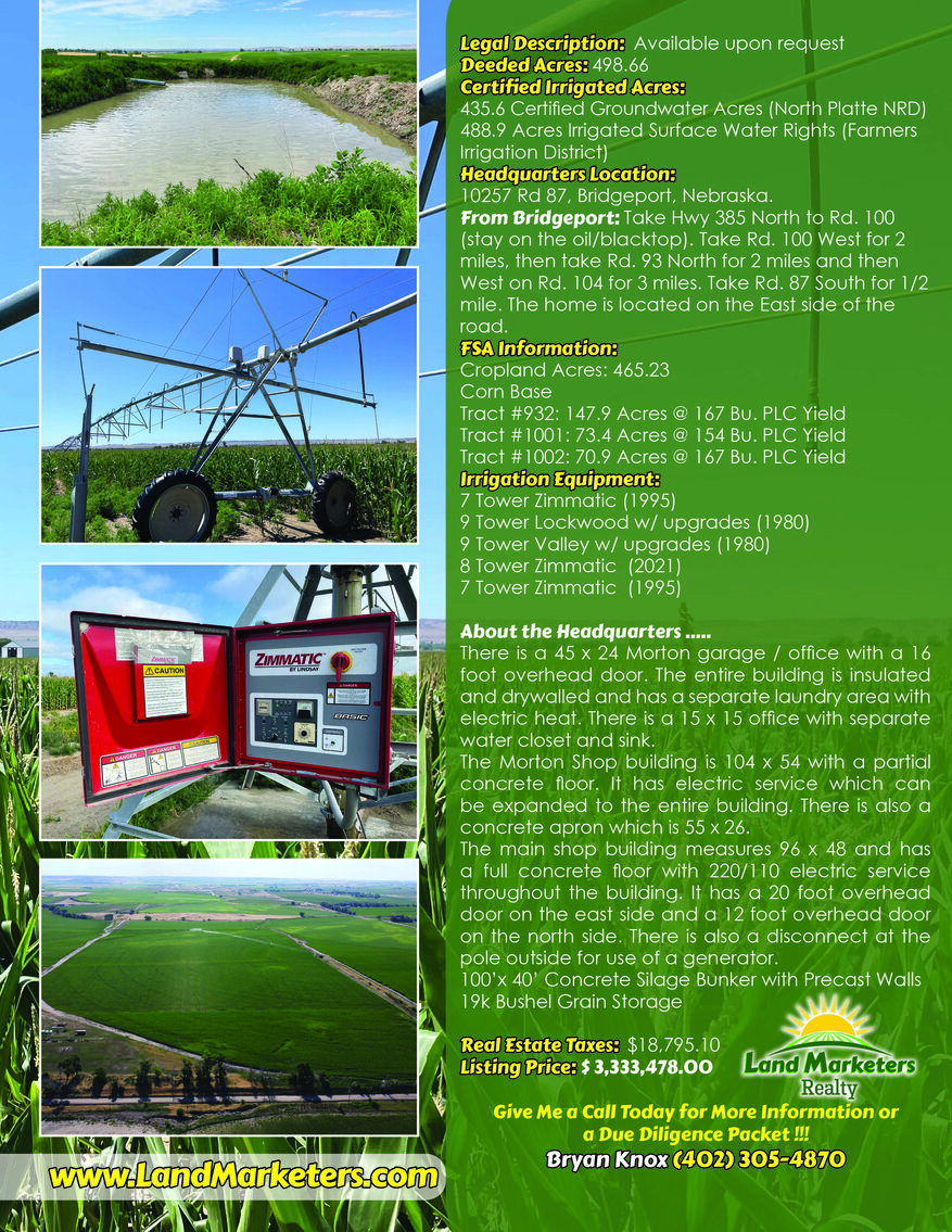 Image for 498.66+/- Deeded Acres in Morrill County, NE