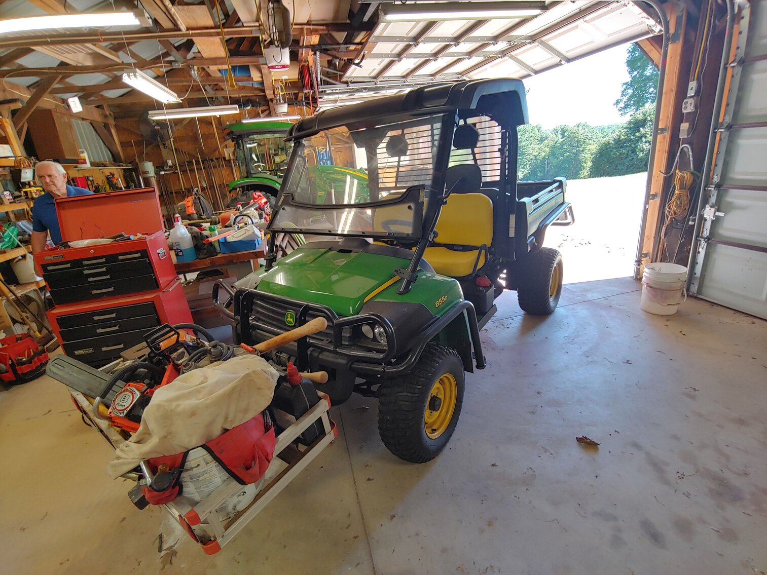 Image for 50.56 ACRE FARM KNOWN AS “BIG BRANCH”  - 4 BR, 2.5 BA 2-STORY CUSTOM HOME W/ 2-CAR ATT GARAGE & 4-BAY COMMERCIAL SHOP/BUILDING 2008 JOHN DEERE 4520 TRACTOR/LOADER W/ CAB; 2011 DEERE 855D GATOR; TOOLS/EQUIPMENT/HOUSEHOLD ITEMS