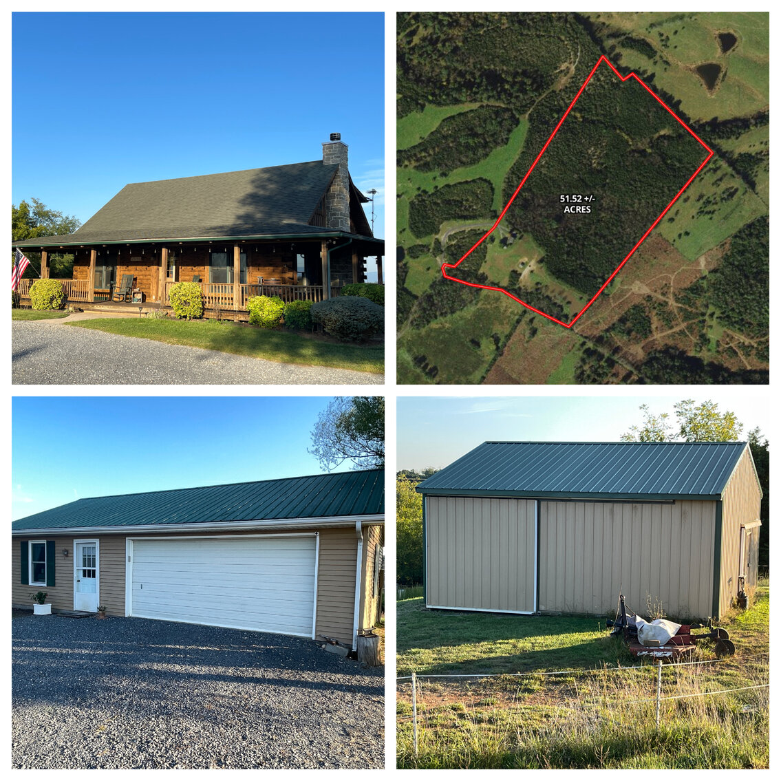 Image for 2 BR/2 BA Home on 51.52 +/- Acres w/Detached Garage/1 BR/1 BA Cottage, Barn & Majestic Mountain Views--Augusta County, VA