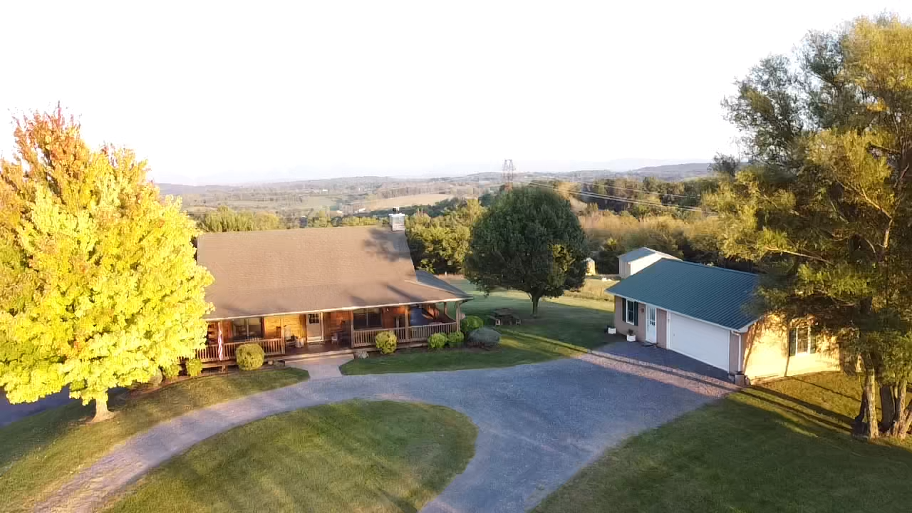 Image for 2 BR/2 BA Home on 51.52 +/- Acres w/Detached Garage/1 BR/1 BA Cottage, Barn & Majestic Mountain Views--Augusta County, VA