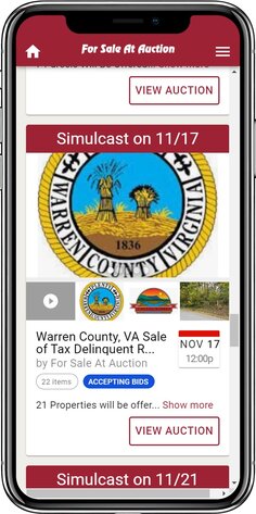 Image for Warren County, VA Sale of Tax Delinquent Real Estate