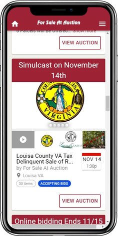 Image for Louisa County VA Tax Delinquent Sale of Real Estate