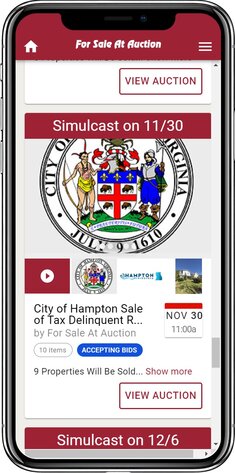 Image for City of Hampton Sale of Tax Delinquent Real Estate