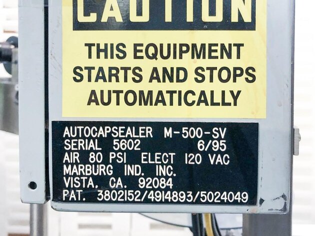 Image for MJK1270 Marburg Automation Solutions Autocap Sealer Neck Bander