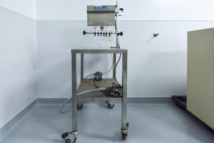 Image for ***SOLD*** MJK1273 Accutek 6 Head Table Top Filler 