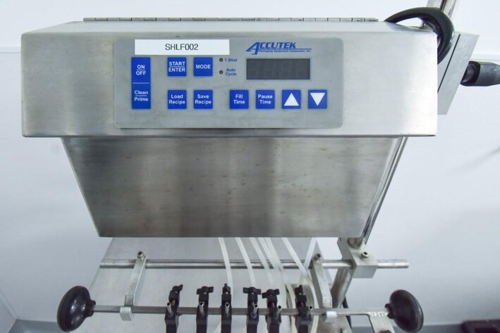 Image for ***SOLD*** MJK1273 Accutek 6 Head Table Top Filler 