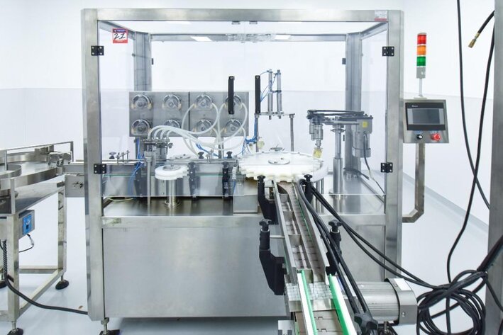 Image for MJK1275 Dual Lane 4 Head Liquid Filling Monoblock