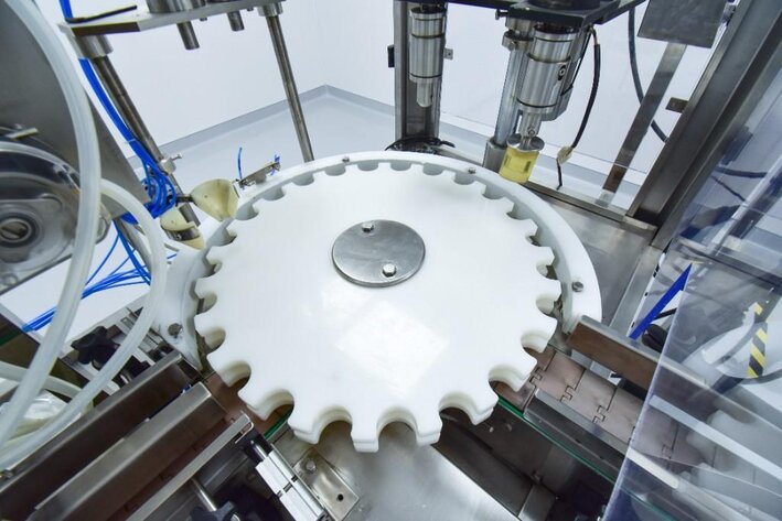 Image for MJK1275 Dual Lane 4 Head Liquid Filling Monoblock