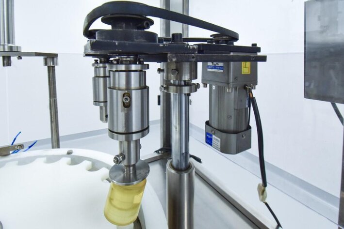 Image for MJK1275 Dual Lane 4 Head Liquid Filling Monoblock