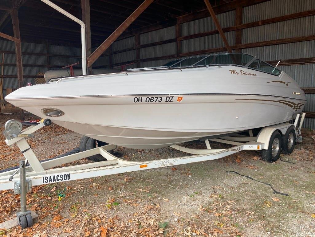 Image for 1999 Crownline 225 CCR 22 ft. Boat with Trailer (Glanzman)