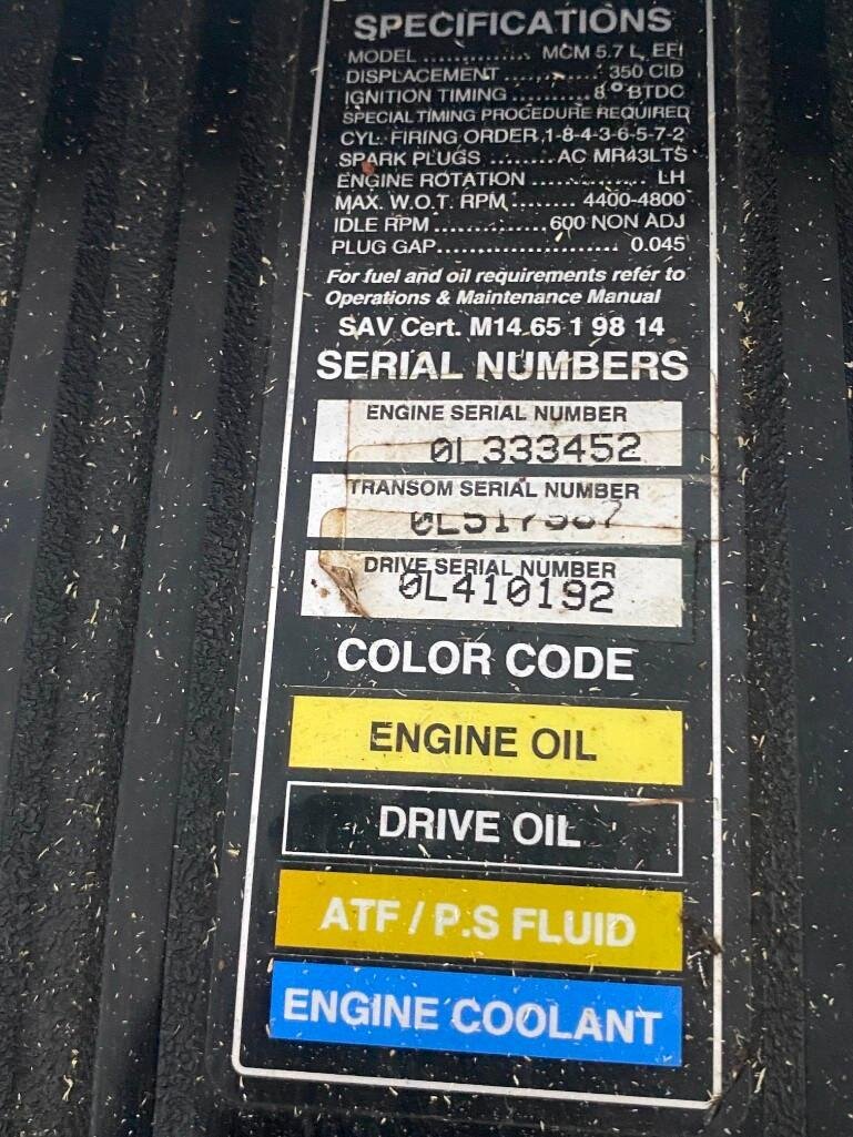 Image for 1999 Crownline 225 CCR 22 ft. Boat with Trailer (Glanzman)