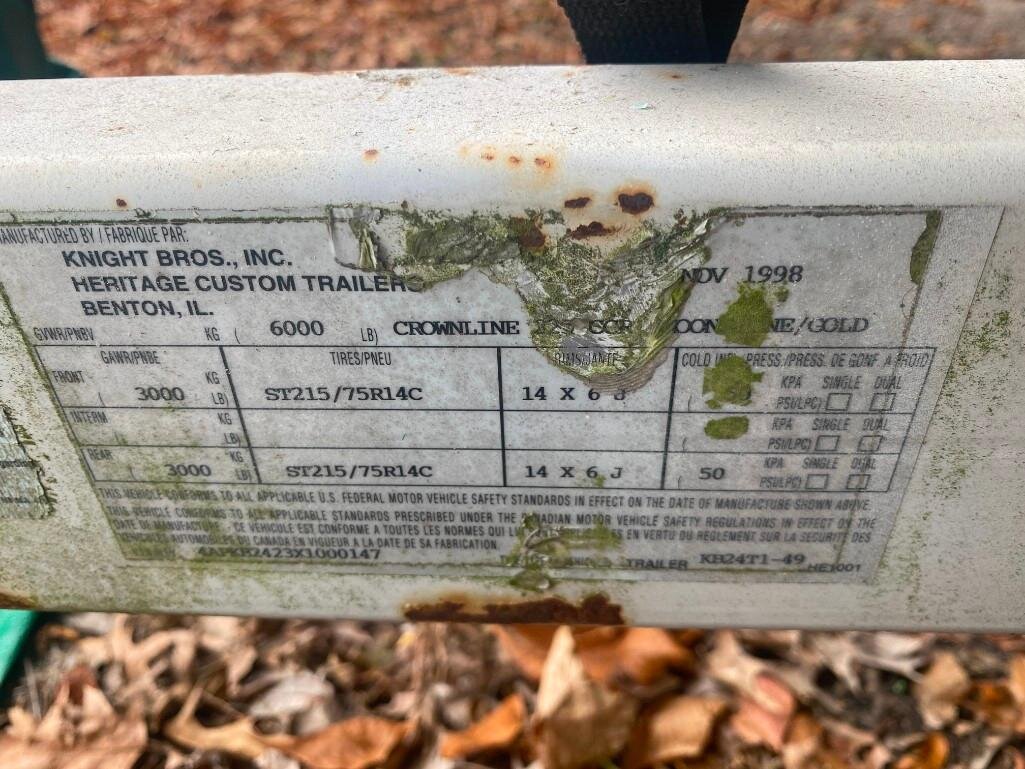 Image for 1999 Crownline 225 CCR 22 ft. Boat with Trailer (Glanzman)