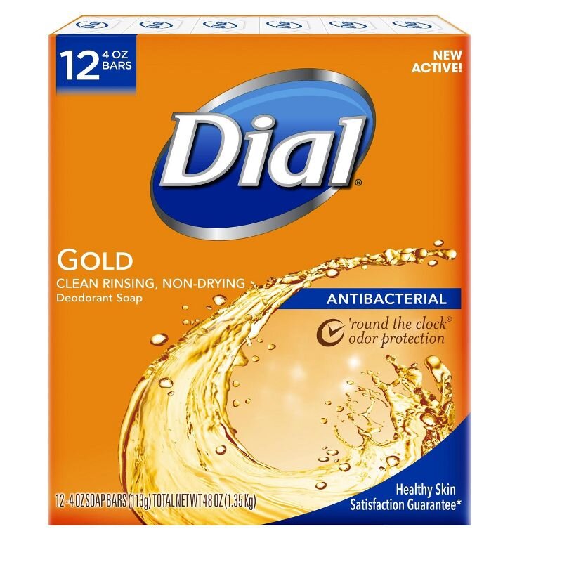 Dial Antibacterial Deodorant Gold Bar Soap