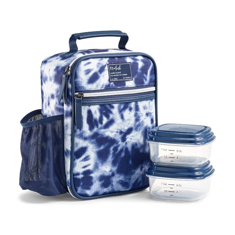 Fit & Fresh Austin Lunch Kit with Containers - Blue