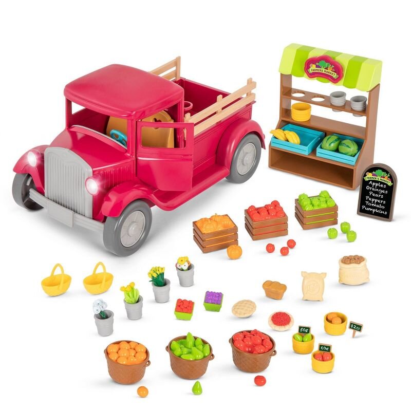 Li'l Woodzeez Farmer's Market Truck Playset (some box damage)
