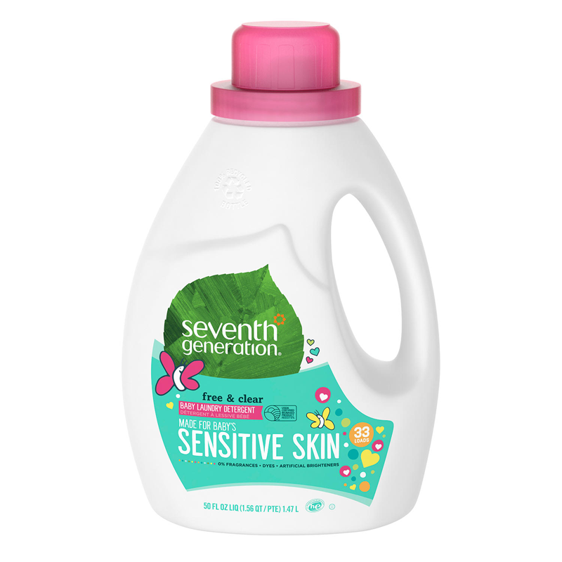 Seventh Generation Baby Natural Laundry Detergent (50 fl. oz.) Sensitive Skin