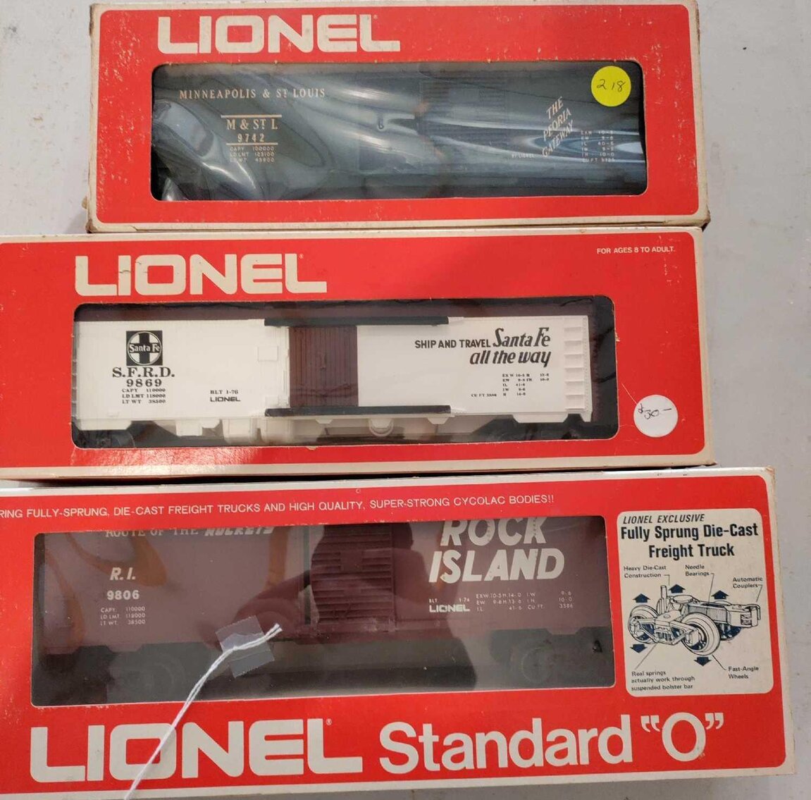 Image for Fairmont Train Car, Models from Lionel, RMT, K-Line, Atlas, Weaver, Williams, M.T.H., Bowser, Rail King, and Accessories (Grand Rapids)