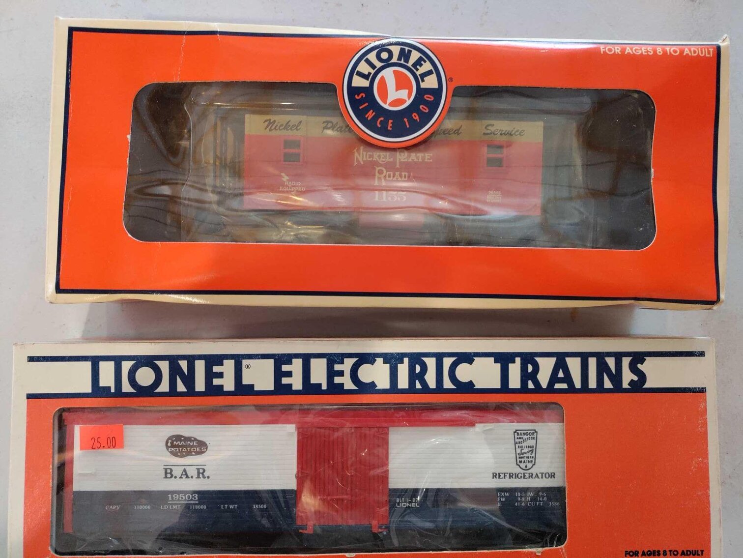 Image for Fairmont Train Car, Models from Lionel, RMT, K-Line, Atlas, Weaver, Williams, M.T.H., Bowser, Rail King, and Accessories (Grand Rapids)