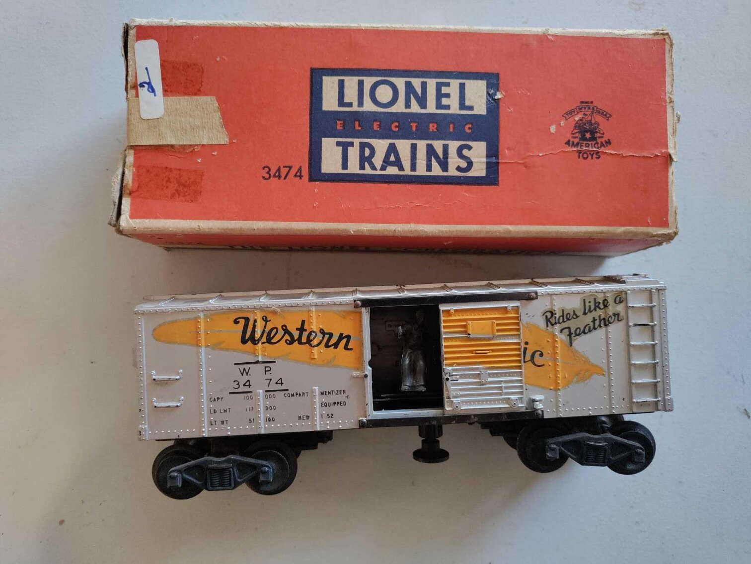 Image for Fairmont Train Car, Models from Lionel, RMT, K-Line, Atlas, Weaver, Williams, M.T.H., Bowser, Rail King, and Accessories (Grand Rapids)