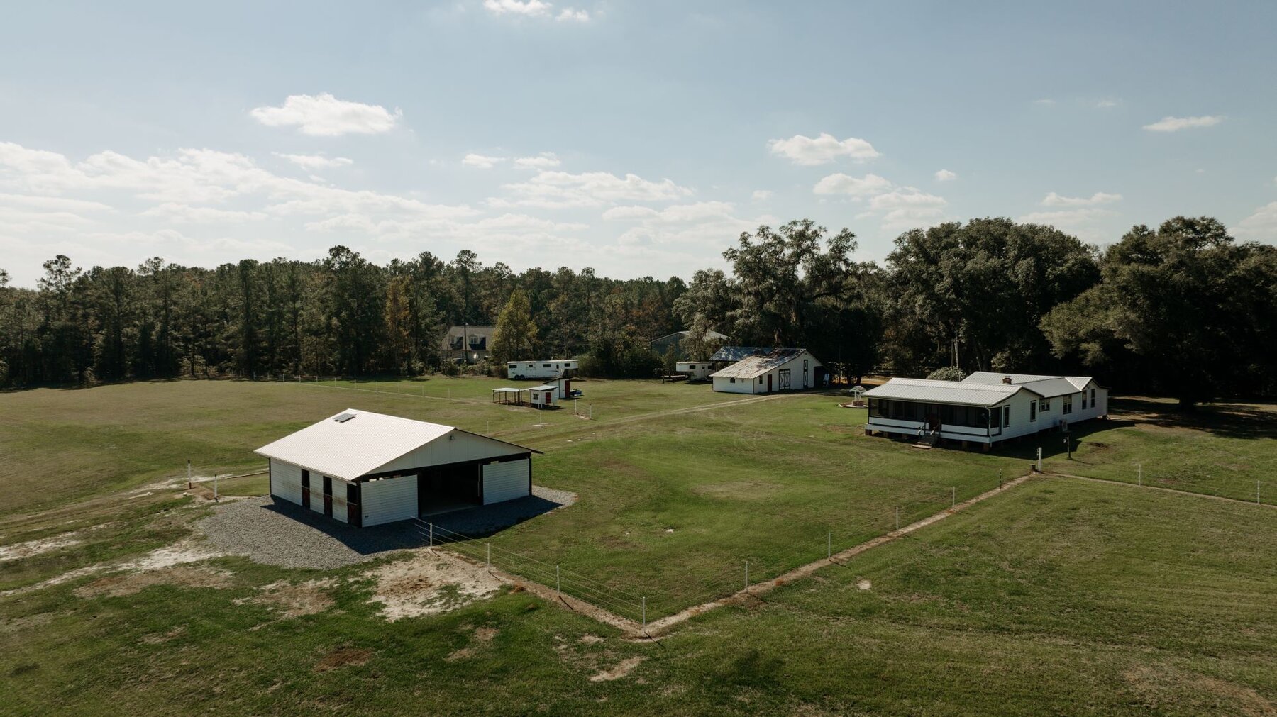 Image for Grady County Equestrian Estate: Dogtrot Home, and Horse Barn on 12.83 acres