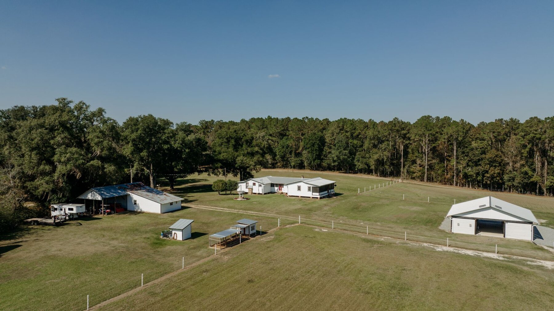 Image for Grady County Equestrian Estate: Dogtrot Home, and Horse Barn on 12.83 acres