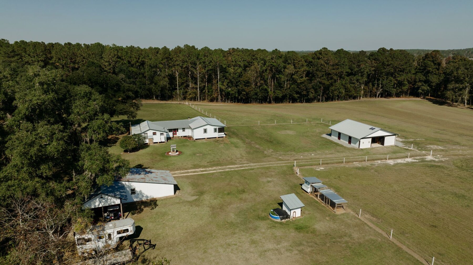 Image for Grady County Equestrian Estate: Dogtrot Home, and Horse Barn on 12.83 acres