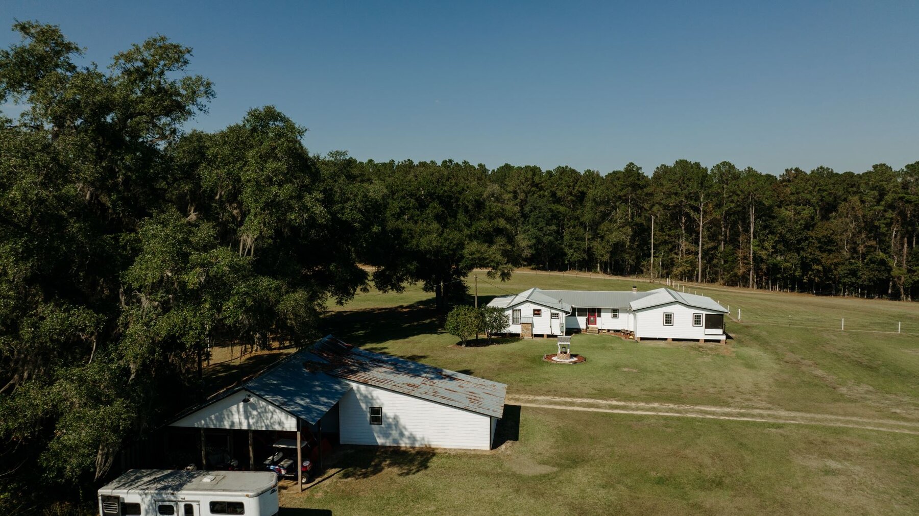 Image for Grady County Equestrian Estate: Dogtrot Home, and Horse Barn on 12.83 acres