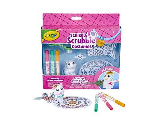 Crayola Scribble Scrubbie Costumes Pets Mermaid Set 
