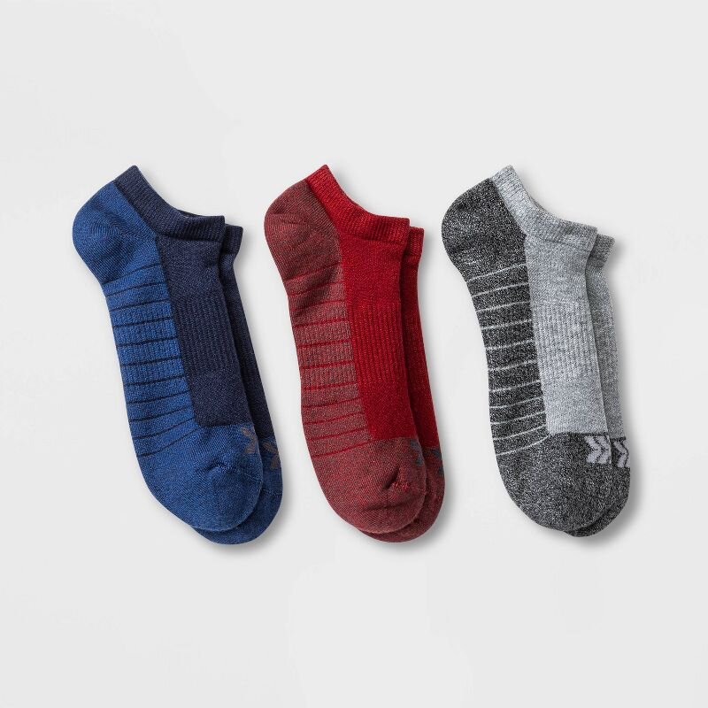 Men's No Show Socks 3pk - All in Motion™ 6-12
