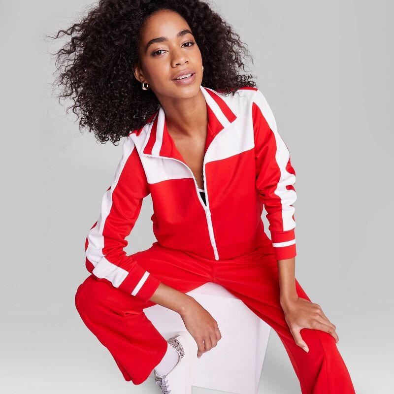 Women's Track Zip-Up Jacket - Wild Fable™ size large