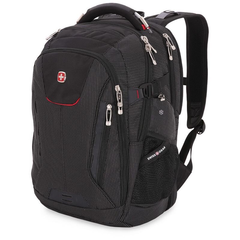 SWISSGEAR Scan Smart TSA Laptop and USB Power Plug Backpack - Black